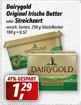 Simmel Dairygold Original Irische Butter oder Streichzart 250g Angebot