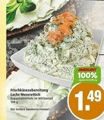 Markant Frischkäsezubereitung Lachs-meerrettich Angebot