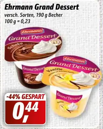 Simmel Ehrmann Grand Dessert  190 g Becher Angebot