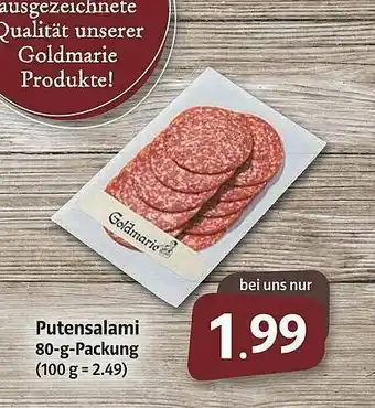 Markant Markt Putensalami Angebot