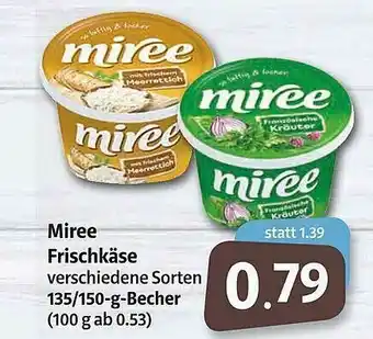 Markant Markt Miree Frischkäse Verschiedene Sorten Angebot