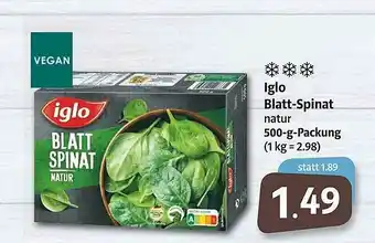 Markant Markt Iglo Blatt-spinat Natur Angebot