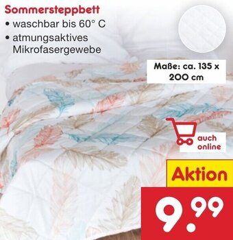 Netto Marken-Discount Sommersteppbett Angebot