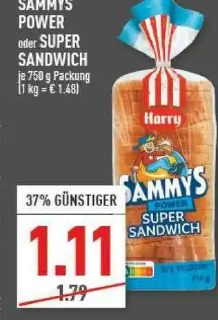 Marktkauf Sammys Power Oder Super Sandwich Angebot