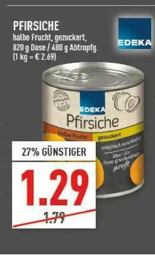 Marktkauf Edeka Pfirsiche Angebot