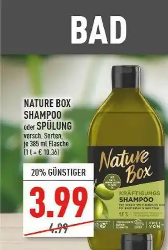 Marktkauf Nature Box Shampoo Oder Spülung Angebot