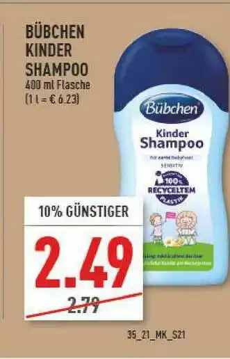 Marktkauf Bübchen Kinder Shampoo Angebot