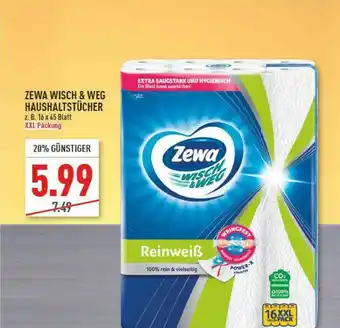 Marktkauf Zewa Wisch & Weg Haushaltstücher Angebot