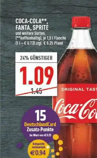 Marktkauf Coca-cola, Fanta, Sprite Angebot