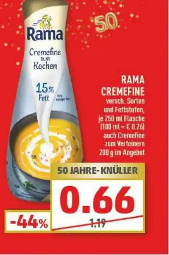 Marktkauf Rama Cremefine Angebot