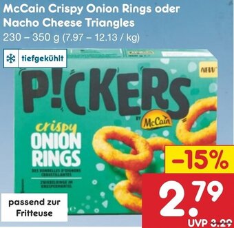 Netto Marken-Discount McCain Crispy Onion Rings oder Nacho Cheese Triangles 230 - 350 g Angebot