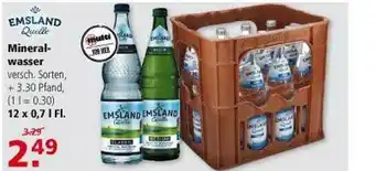 Multi Markt Emsland Mineralwasser Angebot