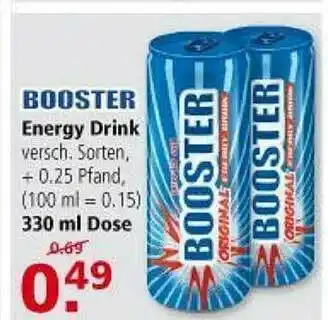 Multi Markt Booster Energy Drink Angebot