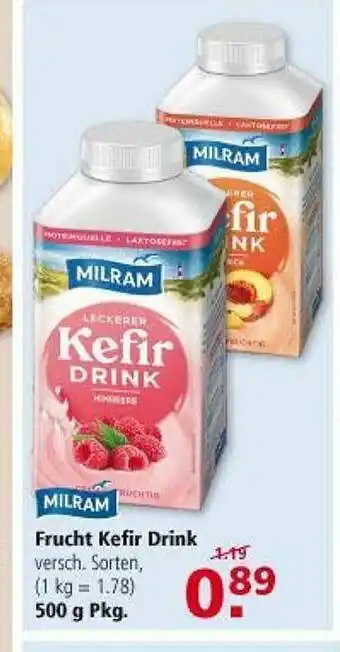 Multi Markt Milram Frucht Kefir Drink Angebot