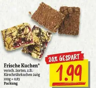 NP Discount Frische Kuchen Angebot