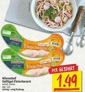 NP Discount Wisenhof Geflügel-fleischwurst Angebot