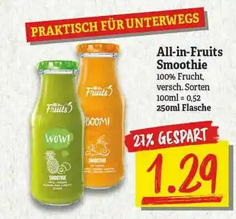 NP Discount All-in-fruits Smoothie Angebot