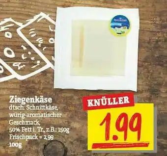 NP Discount Ziegenkäse Angebot