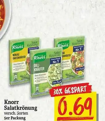 NP Discount Knorr Salatkrönung Angebot