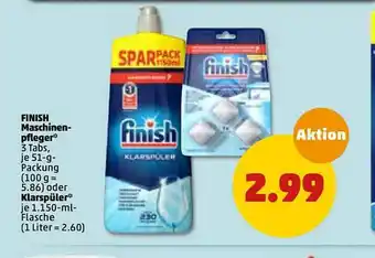 PENNY Finish Maschinen-pfleger Oder Klarspüler Angebot