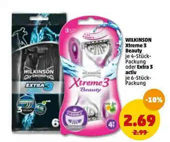 PENNY Wilkinson Xtreme 3 Beauty Oder Extra 3 Activ Angebot