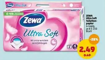 PENNY Zewa Ultra Soft Toiletten-papier Angebot