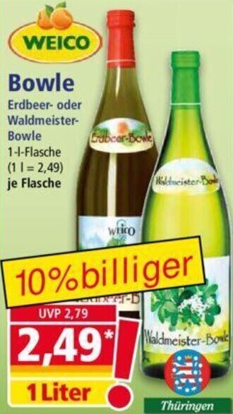 Norma WEICO Bowle 1 Liter Angebot