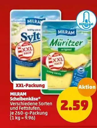 PENNY Milram Scheibenkäse Angebot