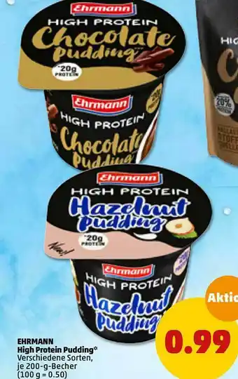 PENNY Ehrmann Hight Protein Pudding Angebot