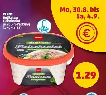 PENNY Penny Delikatess Fleischsalat Angebot