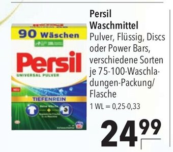 CITTI Markt Persil Waschmittel je 75-100-Waschla-dungen Angebot