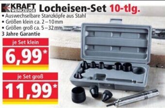 Norma KRAFT WERKZEUGE Locheisen-Set 10-tlg. Angebot