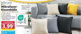 Norma bella casa Mikrofaser-Kissenhülle Angebot