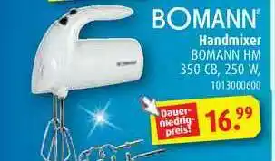 ROLLER Bomann Handmixer Angebot