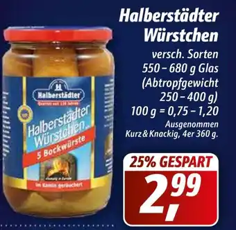 Simmel Halberstädter Würstchen 550-680g Angebot