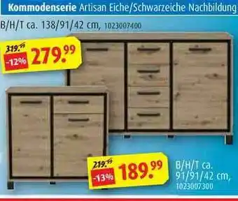 ROLLER Kommodenserie Artisan Eiche Angebot