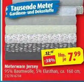 ROLLER Meterware Jersey Angebot