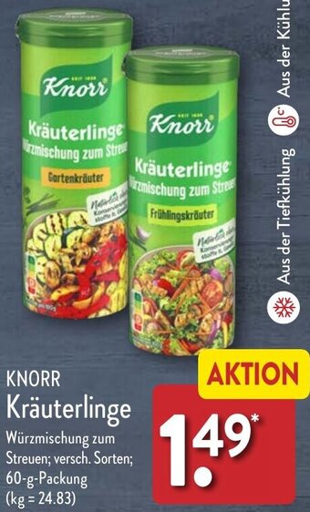 Aldi Nord KNORR Kräuterlinge 60 g Packung Angebot