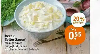 tegut Beeck Sylter Sauce Angebot