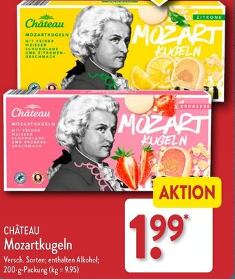 Aldi Nord CHÂTEAU Mozartkugeln 200 g Packung Angebot