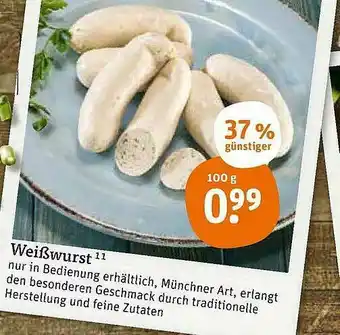 tegut Weißwurst Angebot