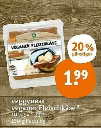 tegut Veggyness Veganer Fleischkäse Angebot