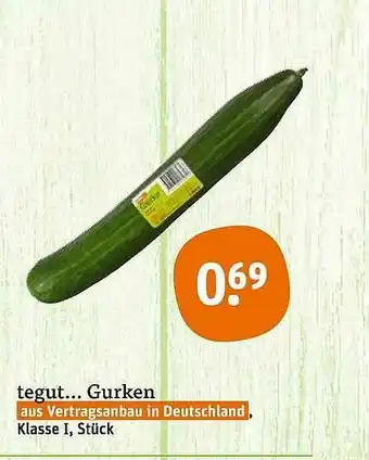 tegut Gurken Angebot