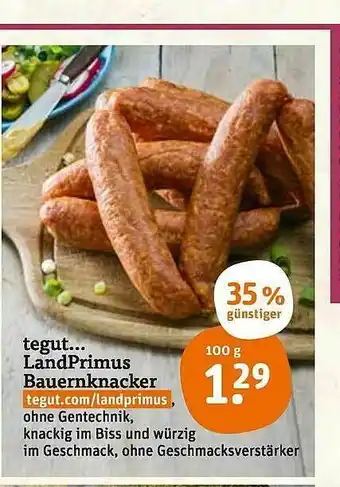 tegut Landprimus Bauernknacker Angebot