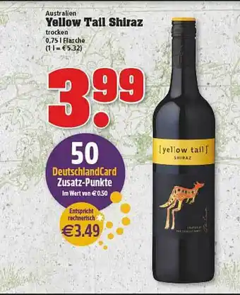 trinkgut Yellow Tail Shiraz Angebot