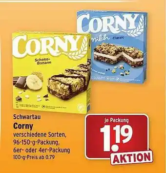 Wasgau Schwartau Corny Angebot