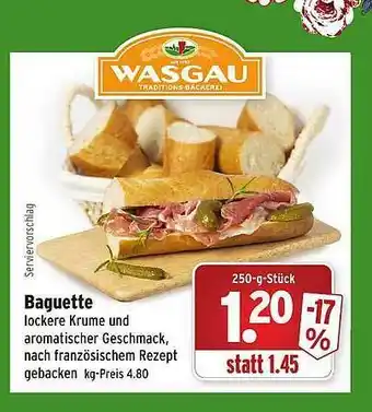 Wasgau Baguette Angebot