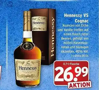 Wasgau Hennessy Vs Cognac Angebot