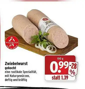 Wasgau Zwiebelwurst Gekocht Angebot