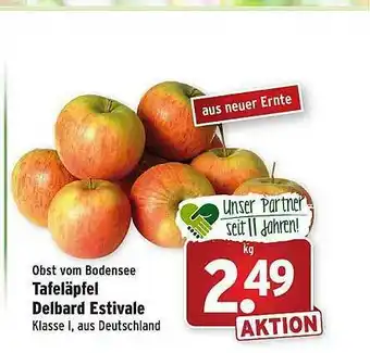 Wasgau Osbt Vom Bodensee Tafeläpfe; Delbard Estivale Angebot